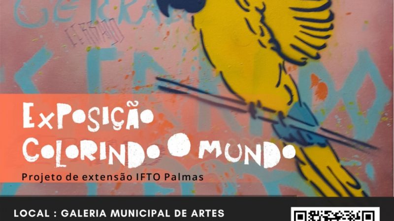 Arte urbana em evidência com a exposição ‘Colorindo o Mundo’ em Palmas