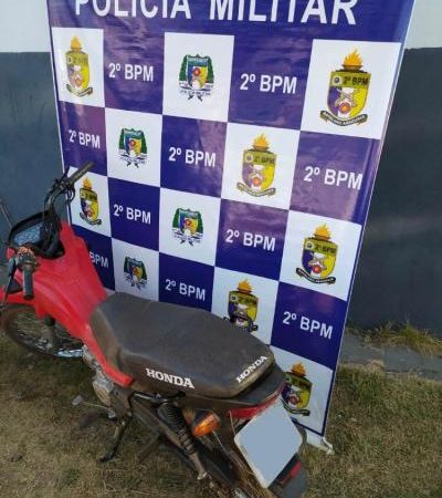 Homem é preso após roubo de moto em Araguaína