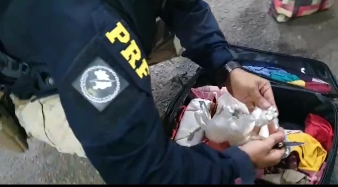 Polícia apreende 4,4 kg de maconha em ônibus com destino à Maranhão