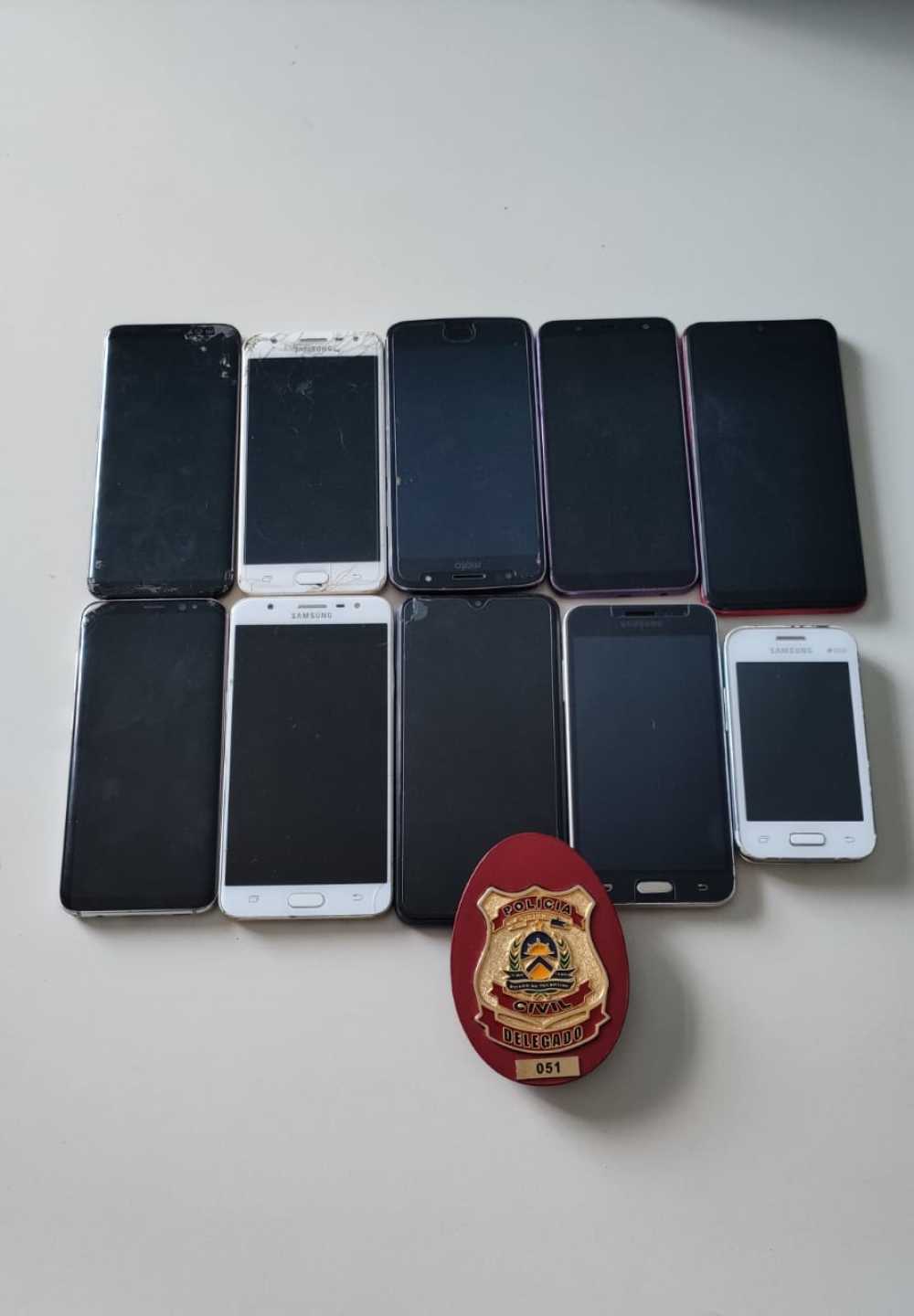 Polícia Civil recupera e devolve aparelhos celulares roubados e furtados nos últimos 3 anos em Pium