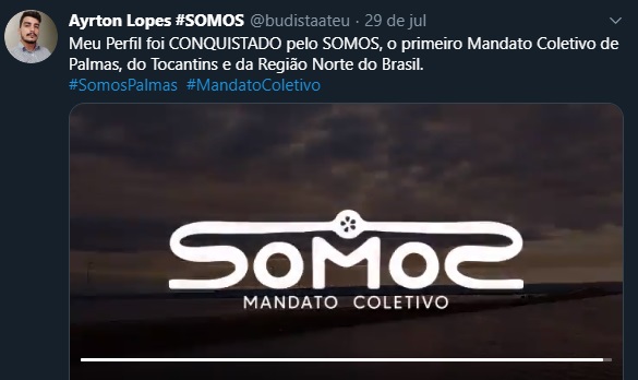 Movimento SOMOS lança pré-candidatura e “conquista” redes sociais em Palmas
