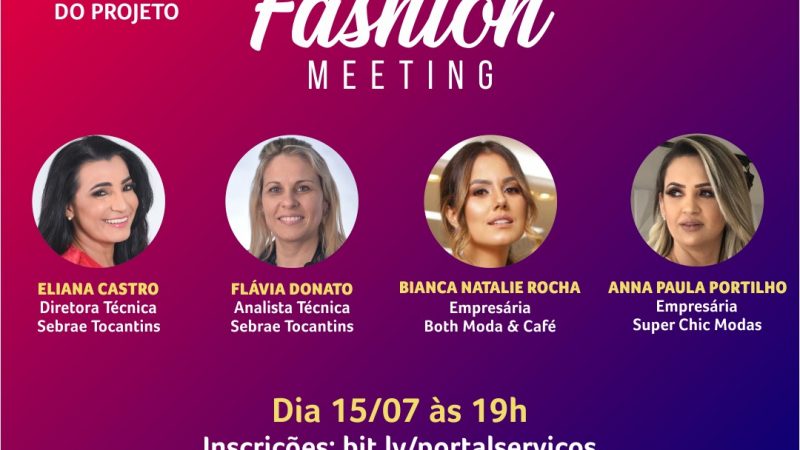 Projeto Tocantins Fashion Meeting será lançado nesta quarta, 15