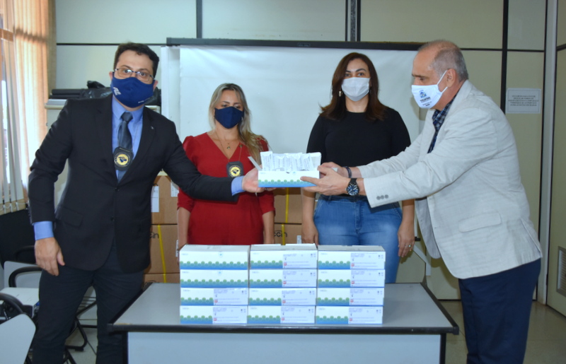 Secretaria da Saúde recebe doações de testes rápidos da Receita Federal do Brasil