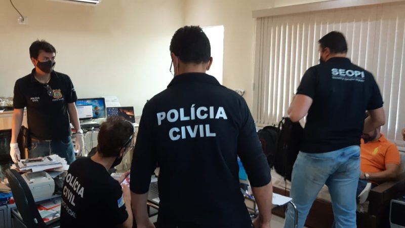 Polícias Civis do Tocantins e Goiás cumpre mandados judiciais em desfavor de organização especializada em extorsões nos 26 estados