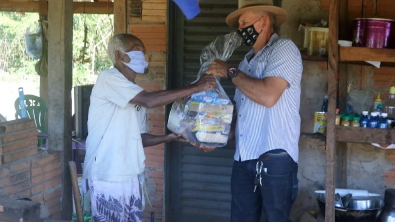 Para minimizar os impactos da pandemia, Governo do Tocantins segue com entrega de cestas básicas à famílias rurais