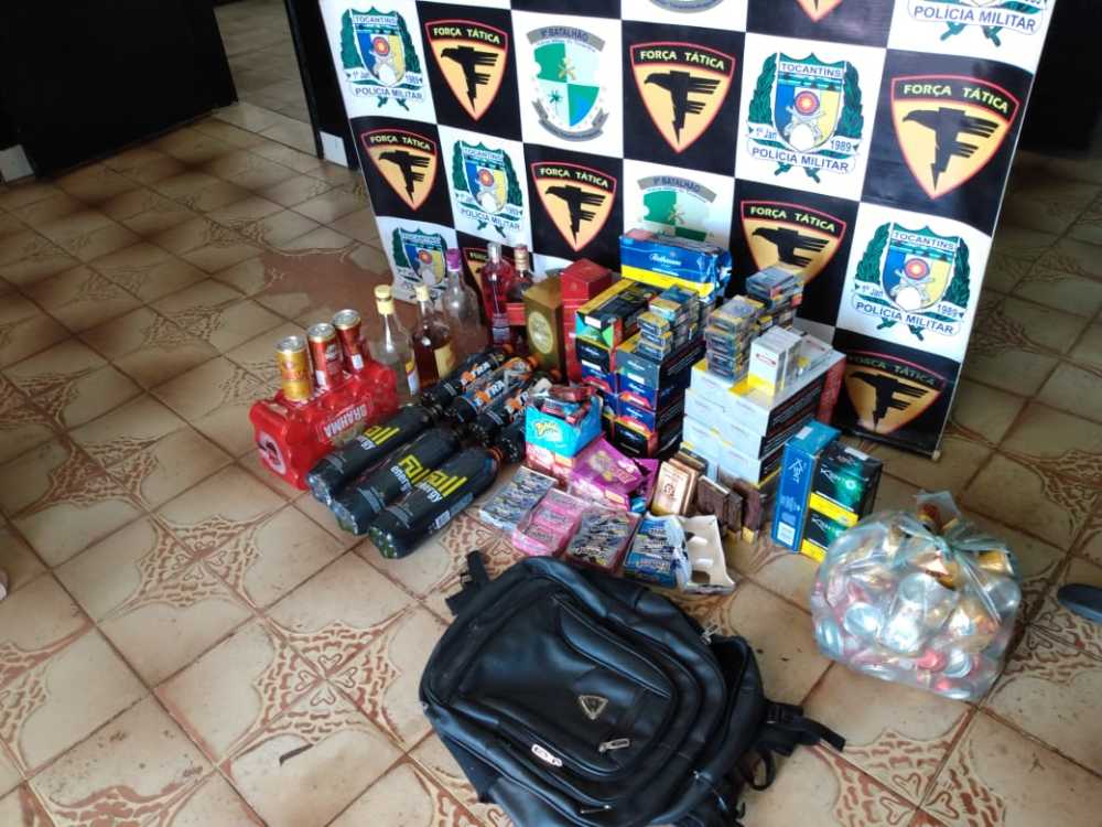 3 menores são apreendidos com objetos furtados de comércio em Araguatins