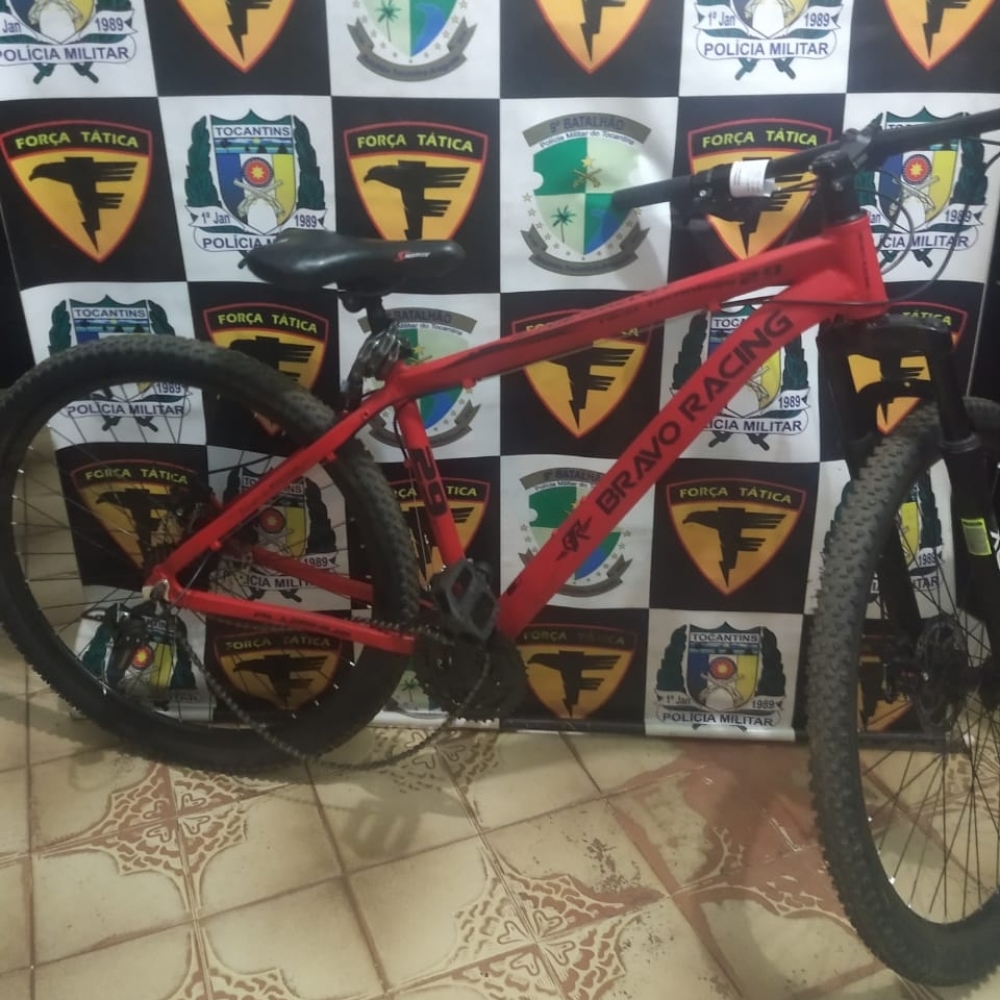 Homem é preso por furtar bicicleta e posse ilegal de arma em Araguatins