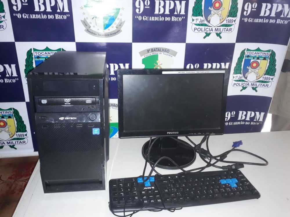 Dois homens são presos por furtar computador de órgão público em Araguatins