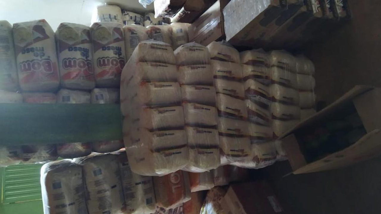 Quase uma tonelada de arroz roubada em Gurupi é recuperada em Peixe