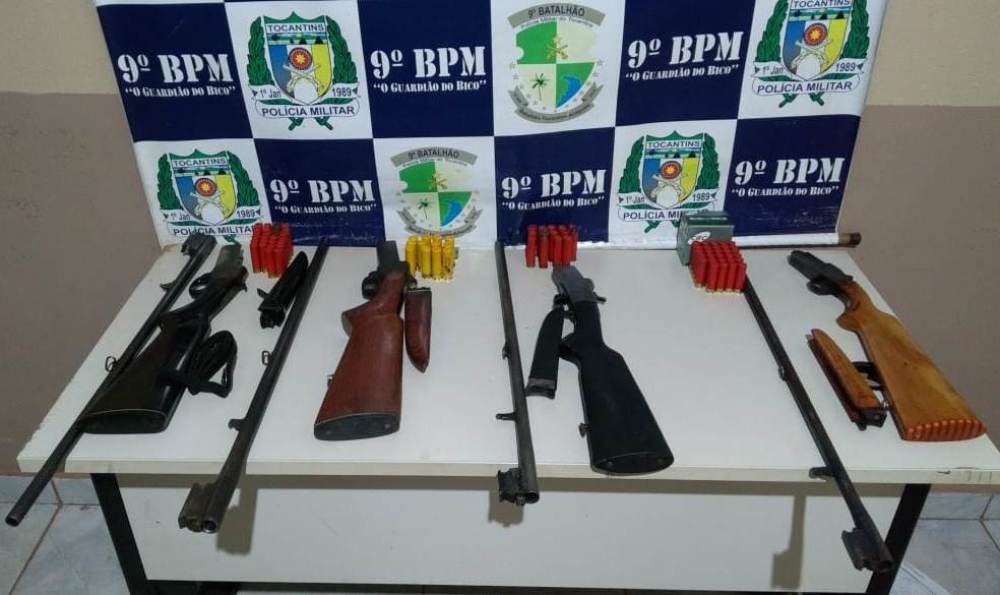 Quatro homens são presos por posse irregular de arma de fogo em Axixá