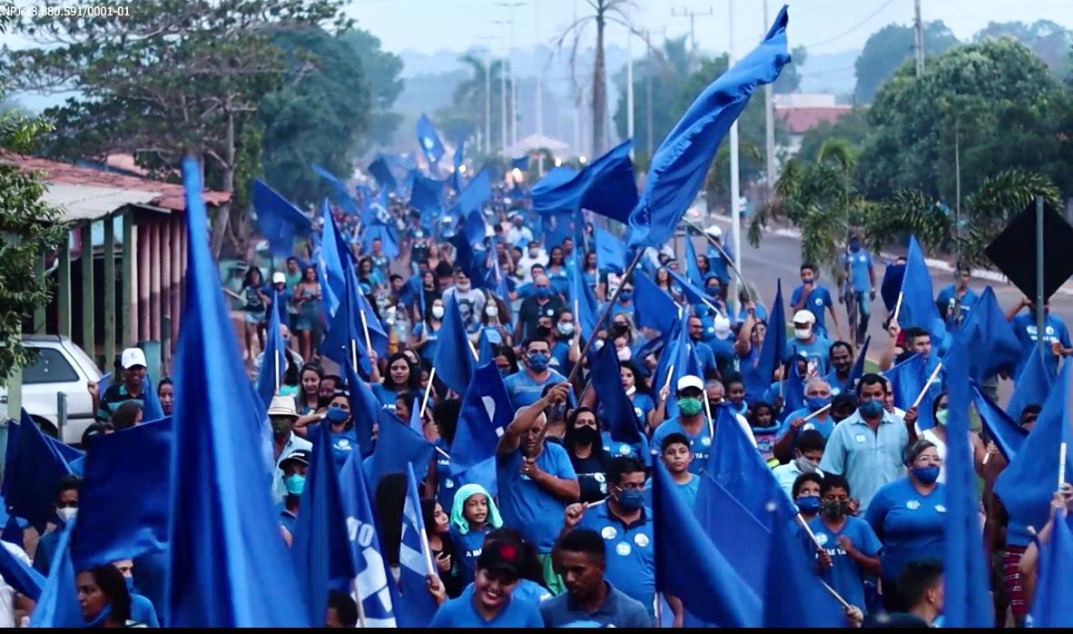 Aparecida do Rio Negro tem semana marcada por grande caminhada em apoio a candidata Carmelita Tavares