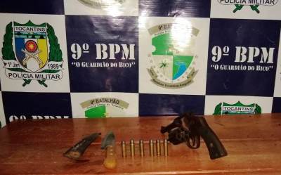 Em Buriti do Tocantins, idoso é preso por porte ilegal de arma