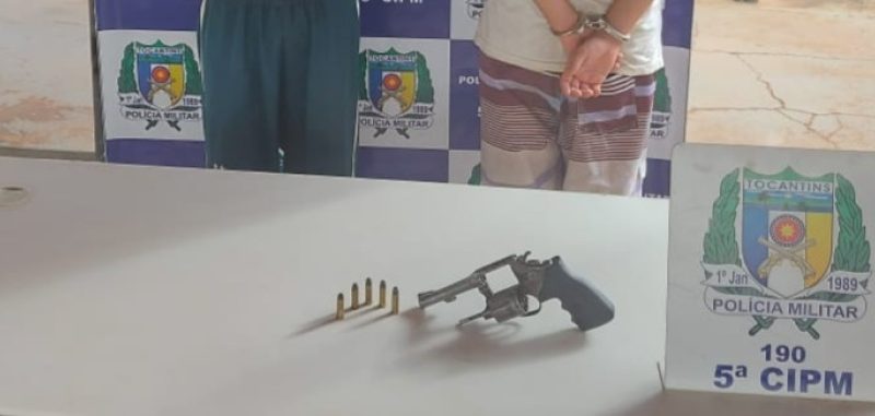 Foragido da Justiça é preso e menor é apreendido por porte ilegal de arma em Aguiarnópolis