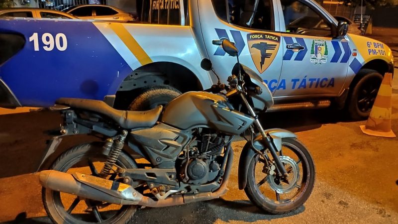 Moto roubada é recuperada e condutor é detido na região sul de Palmas