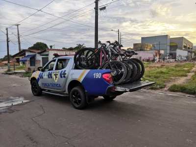 Bicicletas furtadas no Maranhão são recuperadas em Araguaína