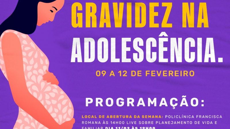 Fevereiro Lilás: Semana Nacional de Prevenção à Gravidez na Adolescência terá ações de conscientização e atendimentos médicos