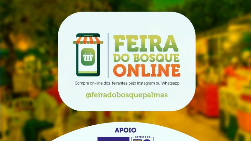 Foi lançado o projeto “Feira do Bosque On-line” com ações de inclusão digital de feirantes e artesãos