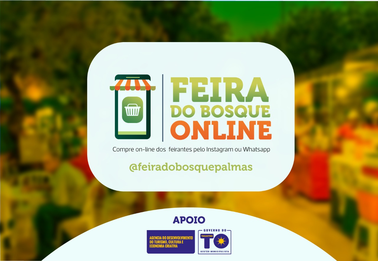 Foi lançado o projeto “Feira do Bosque On-line” com ações de inclusão digital de feirantes e artesãos