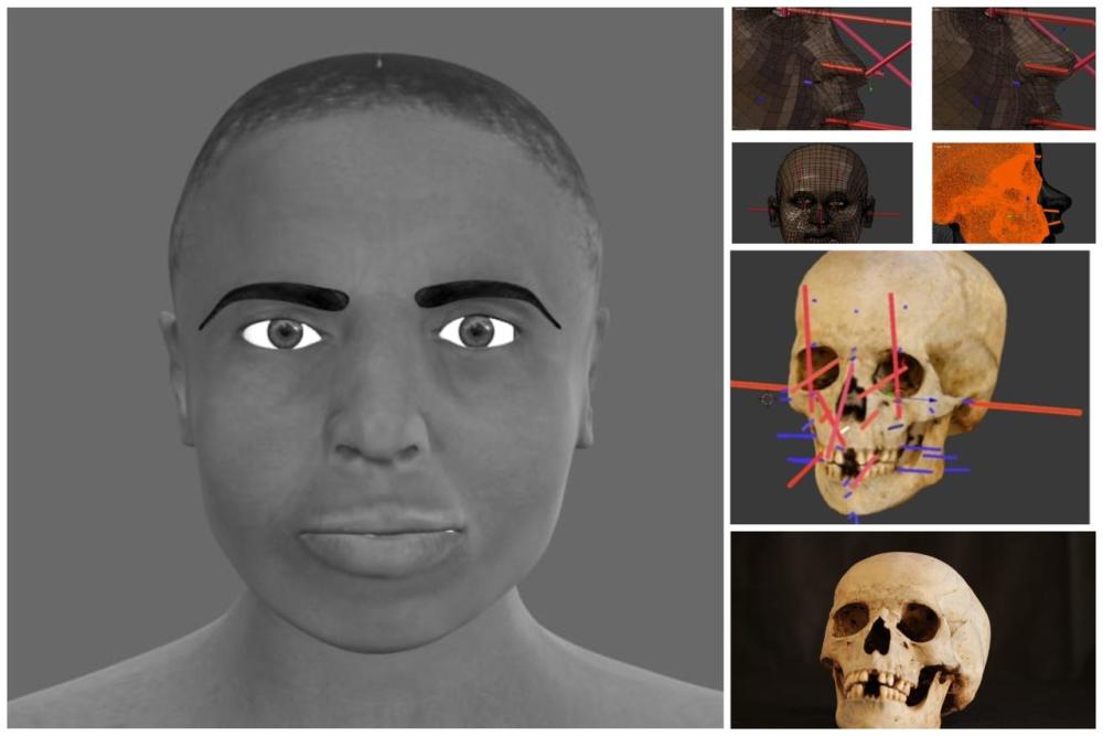 Perícia do Tocantins divulga a primeira reconstrução de uma face em 3D de ossada humana