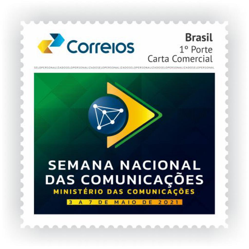 Selo postal marca o início da Semana das Comunicações