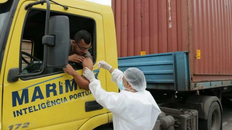Em Palmas, etapa de vacinação dos caminhoneiros e trabalhadores do transporte urbano começa nesta segunda-feira