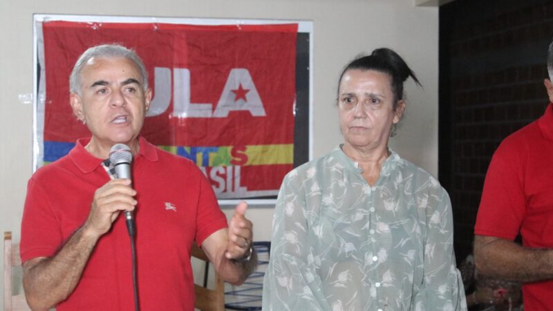 Paulo Mourão assume compromisso com luta do pobre em inauguração do Comitê Popular de Luta com Lula em Colinas