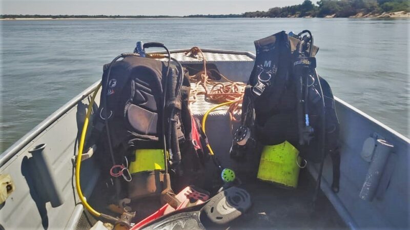 Caseara: bombeiros militares resgatam corpo de jovem que se afogou no Rio Araguaia