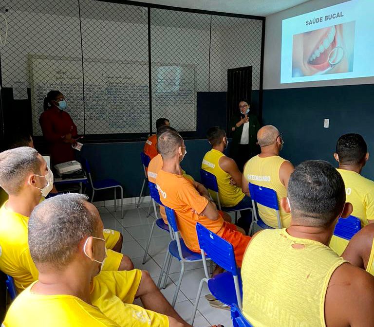 Custodiados da Unidade Penal de Formoso do Araguaia recebem ação de saúde em alusão à Campanha Novembro Azul