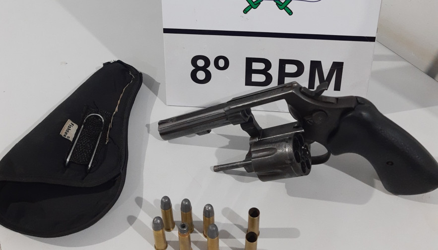 Cinco pessoas presas e duas armas apreendidas em Paraíso