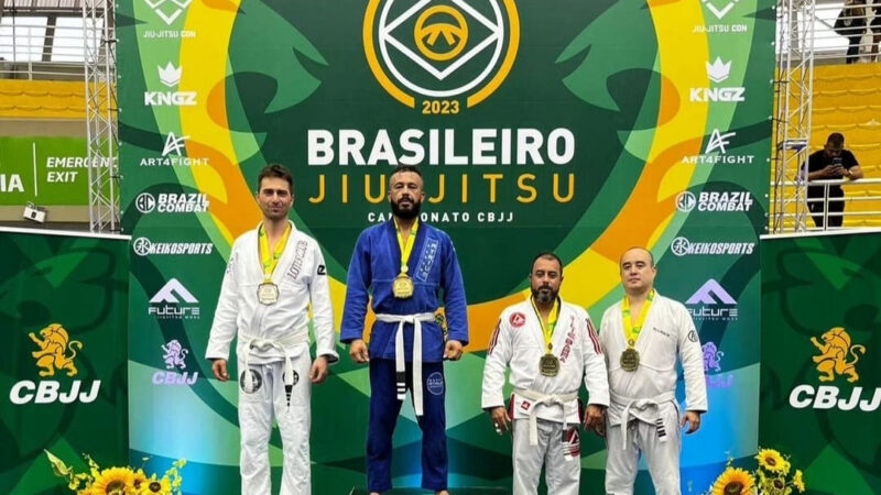 Pai e filho campeões: Tocantins leva duas medalhas de ouro no Campeonato Brasileiro de Jiu-jítsu em São Paulo
