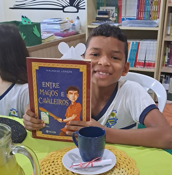 Chá Literário: escola de Palmas realiza atividade com turmas do 4º e 5º ano