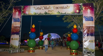Espaço Cultural de Palmas é palco da abertura do Cidade Encantada nesta terça com chegada do Papai Noel