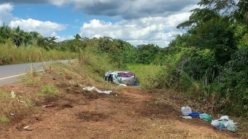 Acidente entre Jacilândia e Araguanã mata uma pessoa e deixa outra ferida