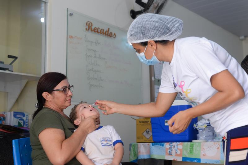 Palmas tem Dia D de vacinação para poliomielite neste sábado, 8