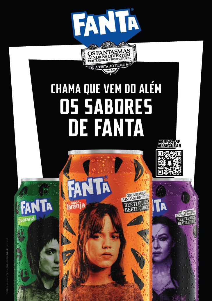 Fanta e Warner Bros. Pictures anunciam parceria global e um novo sabor de edição limitada para o Halloween