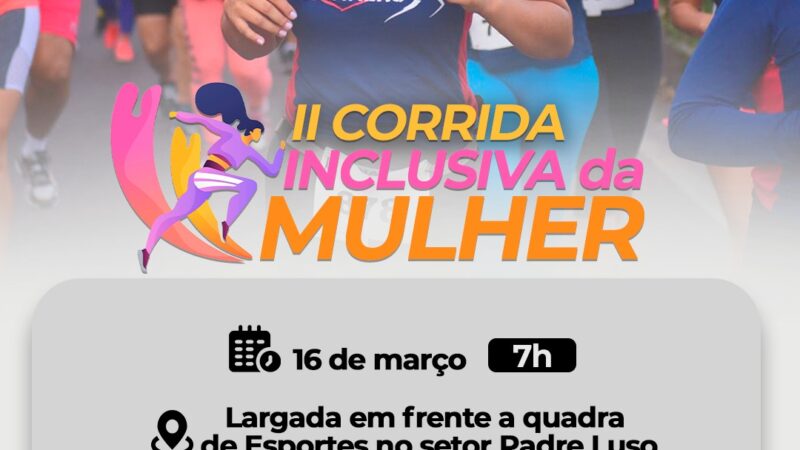 Corrida Inclusiva das Mulheres de Porto Nacional acontece em maio; inscrições abertas