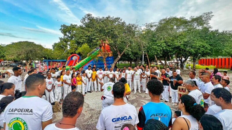 1ª Roda de Capeira do Bosque conta com presença de secretário municipal