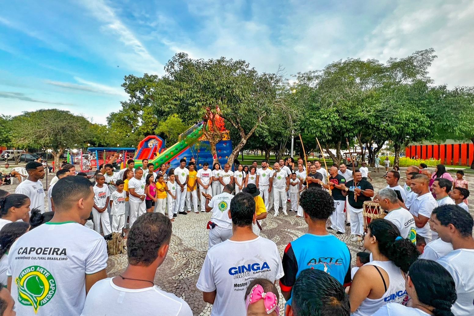 1ª Roda de Capeira do Bosque conta com presença de secretário municipal