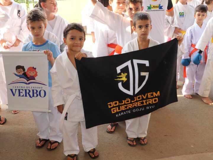 Em mostra de disciplina e união, crianças encantam no 1° Festival de Karatê de Porto Nacional