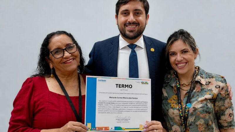 Diretora da Facomto e da Conam toma posse como Conselheira Titular no ConCidades, em Brasíla