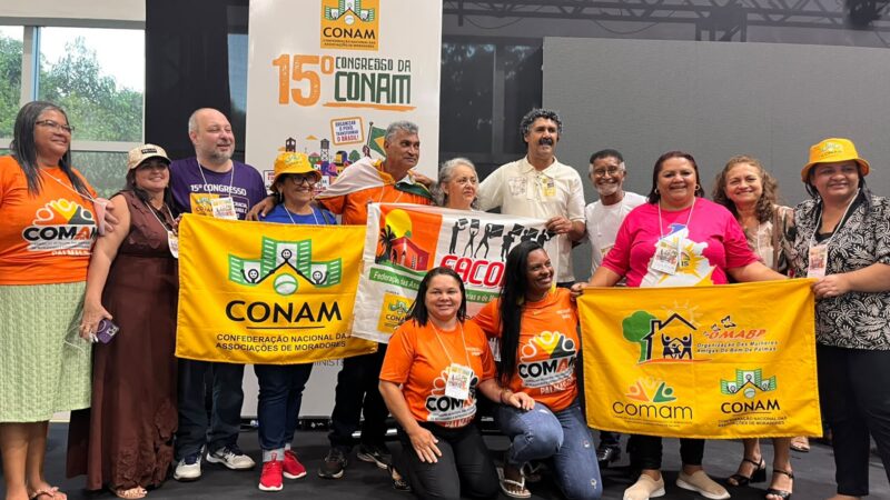 Representantes de Movimentos Populares do Tocantins voltam do Congresso da Conam com cinco lugares na Diretoria Nacional